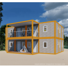 Hurricane-resistant double-storey container house